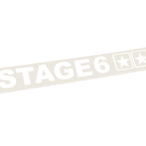 Stage6 siirtokalvotarra 10x1,7cm, valkoinen
