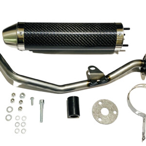 Giannelli äänenvaimennin, carbon, Motorhispania RYZ/Peugeot XPS 04-12