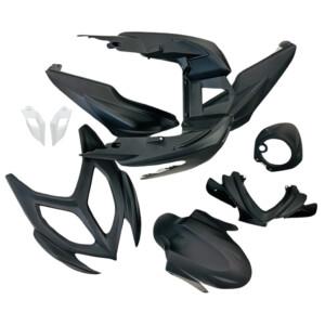 Katesarja (9-osaa), mattamusta, Yamaha Aerox 13->