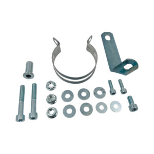 Voca Racing Rookie Chromed alakauttaisen 50/70cc pakoputken kiinnikesarja, Derbi Senda