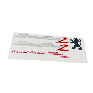 Peugeot Speedfight 2 siirtokalvotarrasarja, hopea/punainen