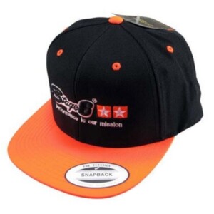 Stage6 Snapback lippalakki, musta/oranssi