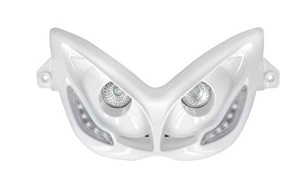 Halogen etuvalo+parkkivalot, valkoinen, Yamaha Aerox <-12