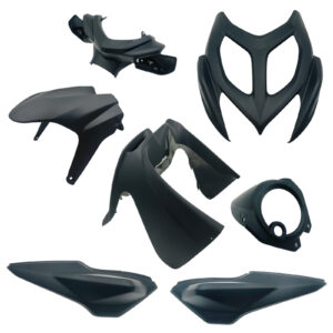 Katesarja (7-osaa), mattamusta, Yamaha Aerox 13->