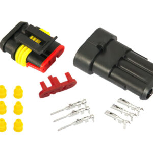 Johtoliitin, 3-napainen, vesisuojattu