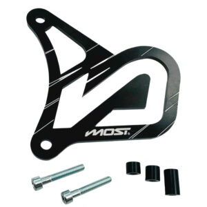 25466239-most-musta-4be54d083a535f23 Most Racing eturattaan alumiininen suoja, musta, Minarelli AM6