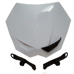 NoEnd numerokilpi, valkoinen