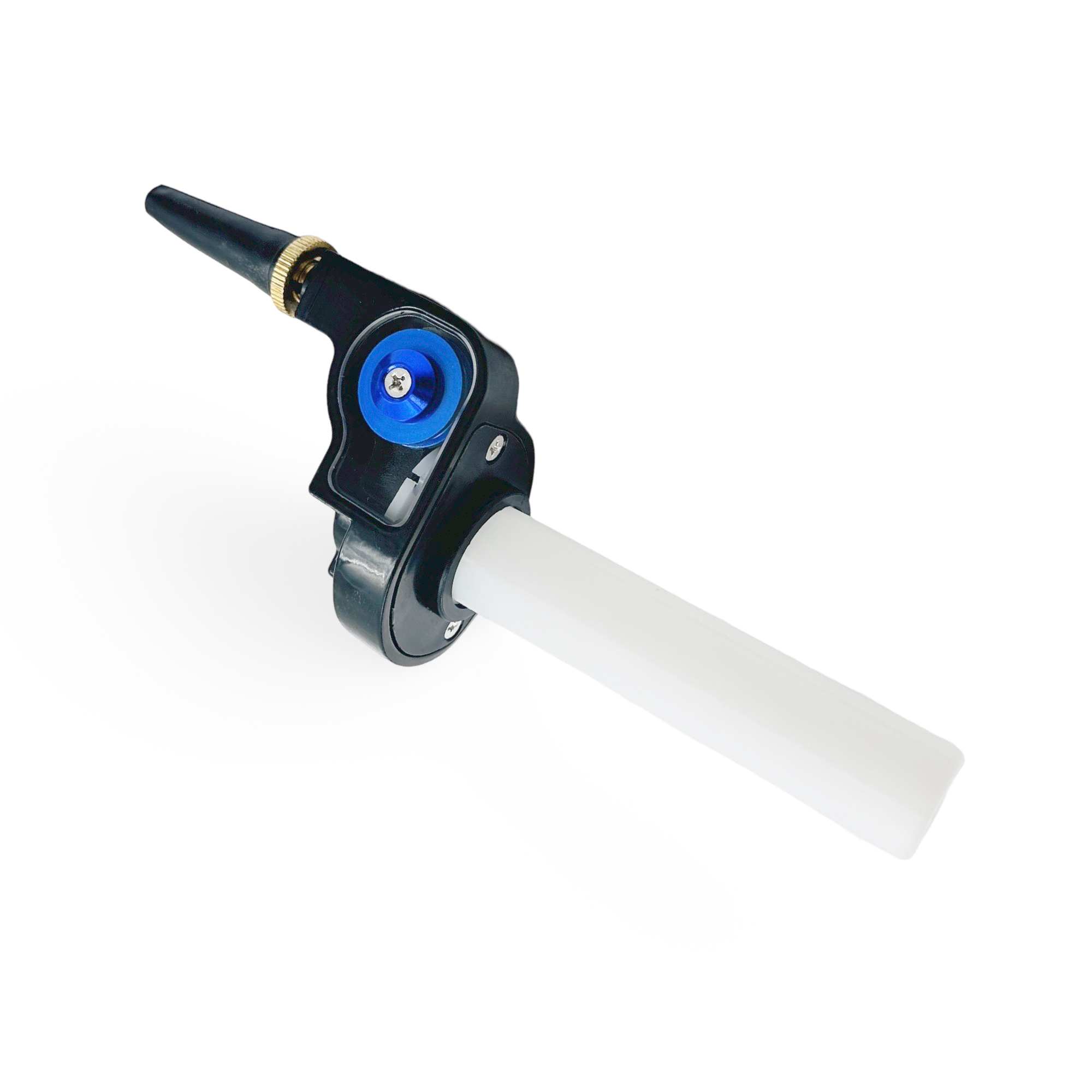 Pikakaasukahva 50mm/90°, musta/sininen OUTLET