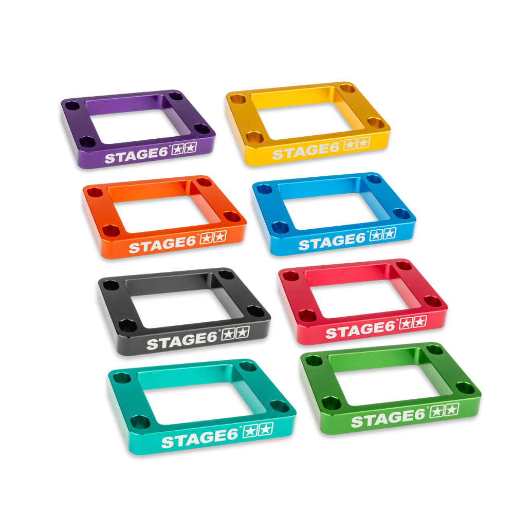 Stage6 läppärungon korotuspala 10mm, (useita eri värejä), Minarelli AM6/Derbi Senda