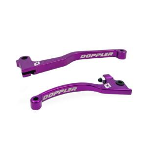 Doppler jarru- ja kytkinkahvasarja AJP, violetti, Rieju MRT 18->