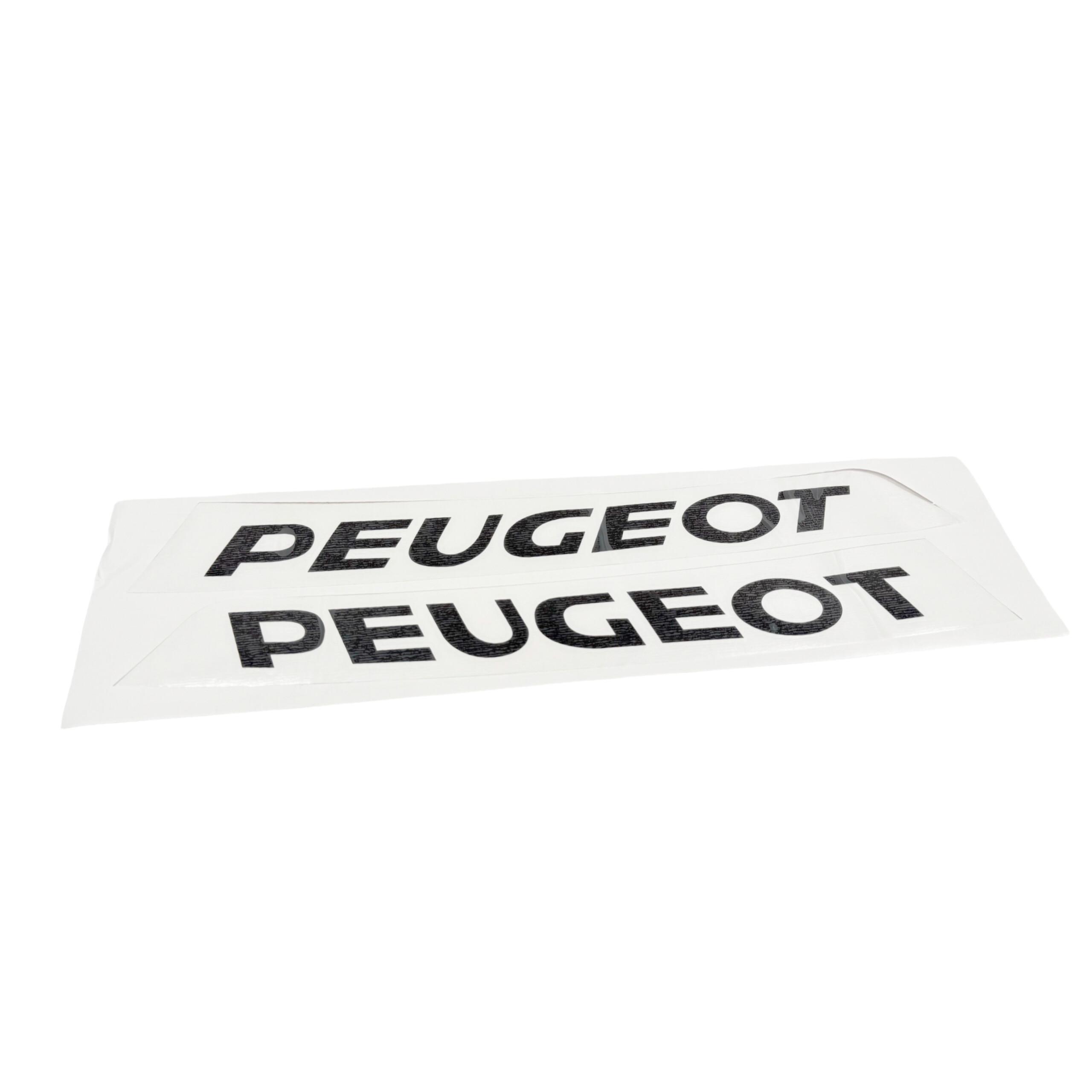 Peugeot siirtokalvotarra 31x13cm 2kpl, musta