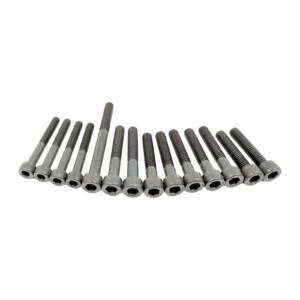 Kytkinkopan + öljypympun + vesipumpun pulttisarja musta, Derbi Senda 06->