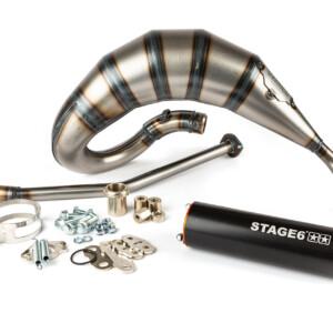 derbi 70cc streetrace pakoputki oranssi vasen