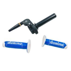 Domino pikakaasukahva 36mm/66° + Domino A206 kahvakumit, sini/valko