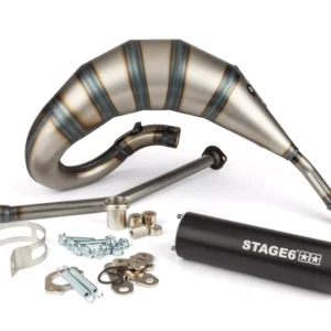 Derbi 70cc streetrace pakoputki musta vasen