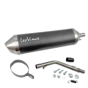 Leovince X-Fight äänenvaimennin, carbon,  Drac/Rieju MRT 21-23