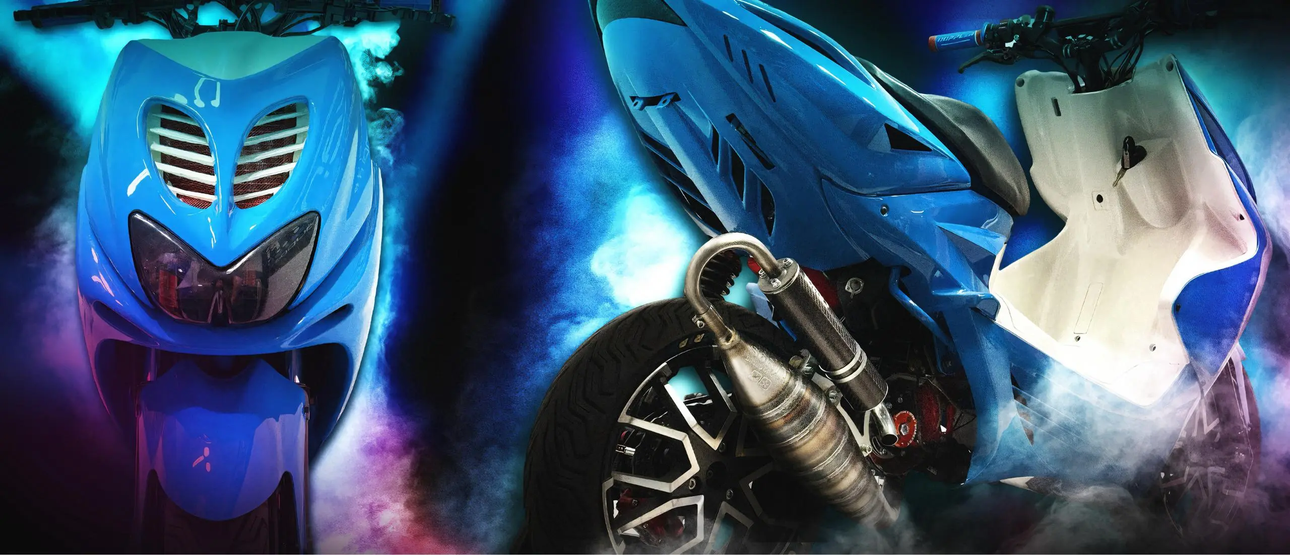 Yamaha Aerox skootteri.