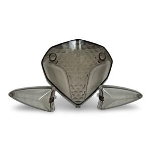 Tummennettu takavalon ja takavilkkujen kuvut, Yamaha Aerox 13->