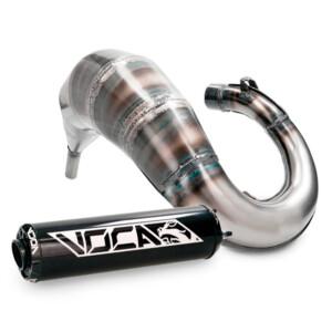 Voca Cross Rookie pakoputki + Musta äänenvaimennin, Fantic XE/XM50 21->