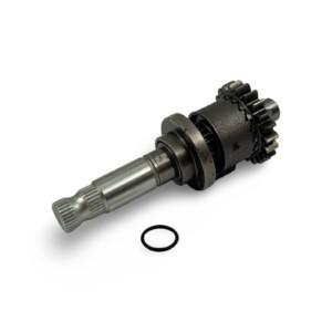 Käynnistyspolkimen akseli + käynnistysrattaat, Minarelli AM6