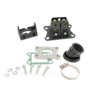 Malossi 360 imukaula + VL6 hiilikuituläppärunko, Minarelli AM6/Derbi