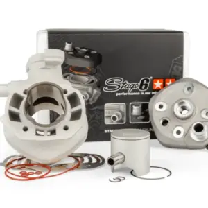 Stage6 MK2 Sport alumiini sylinterisarja (12mm) 70cc, Peugeot Speedfight 3 & 4 (vesi) 2T