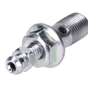 Jarrusatulan banjopultti ilmausnipalla M10x1.0mm 22mm