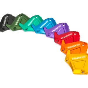 Stage6 CNC öljypumpun peitelevy (useita eri värejä), Derbi Senda 06->