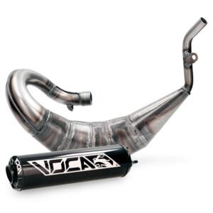 Voca cross rookie 50/70cc tehopakoputki + Musta äänenvaimennin, Sherco Enduro / Supermotard 14 ->