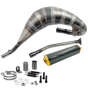 Voca Racing Cross Carbon 80/90cc + kultainen äänenvaimennin, Rieju MRT