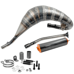 Voca Racing Cross Carbon 80/90cc + oranssi äänenvaimennin, Rieju MRT